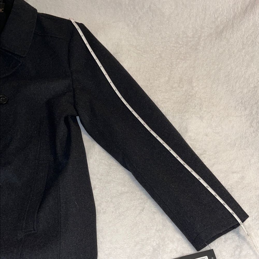 Kenneth Cole New York Black Pea Coat - Picture 13 of 15